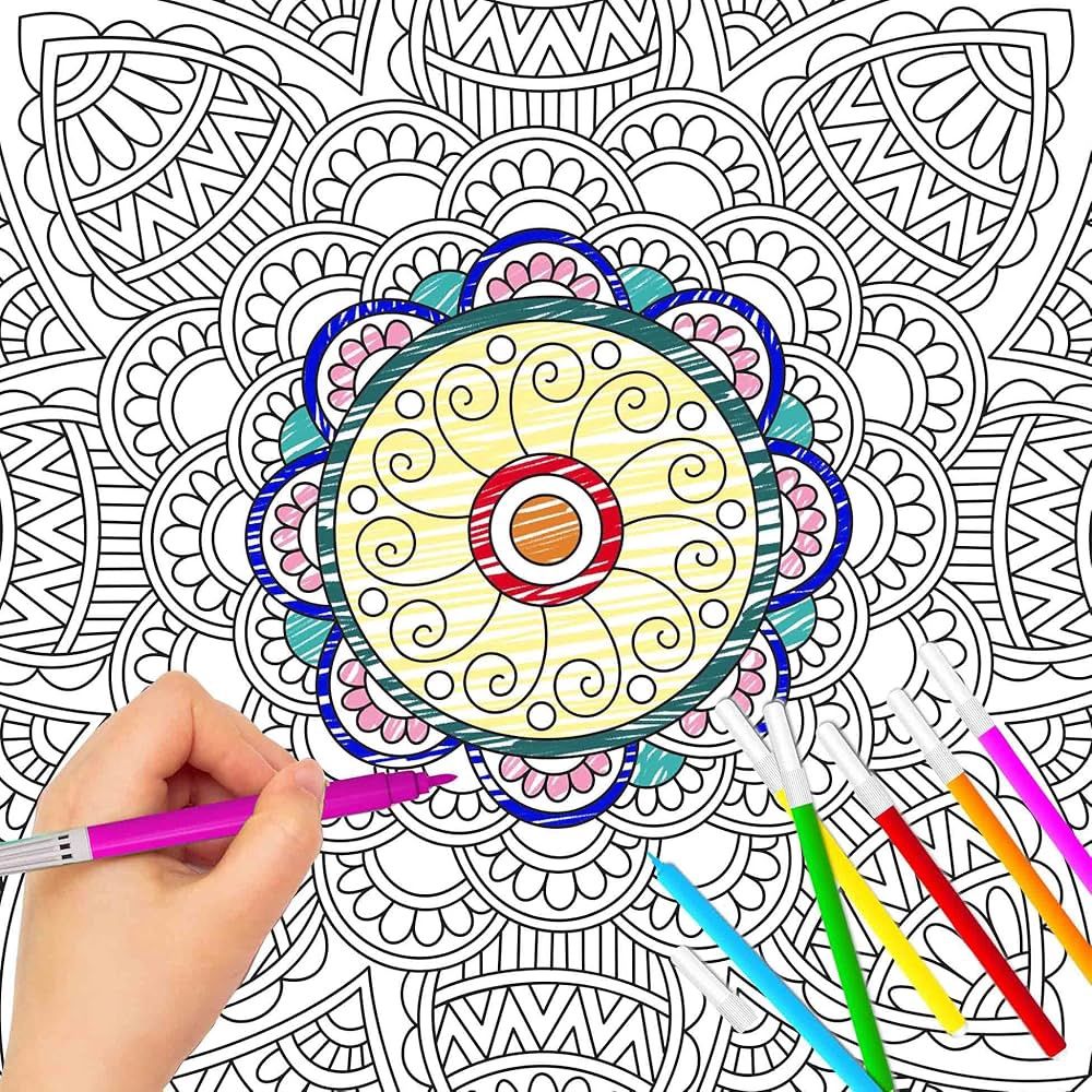 Colouring Book- Mandala Print (48 pages)