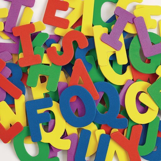 Foam Shaped Stickers- Adhesive Alphabet