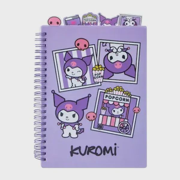 Kuromi Sprial Notebook (7.5" X 5.5")