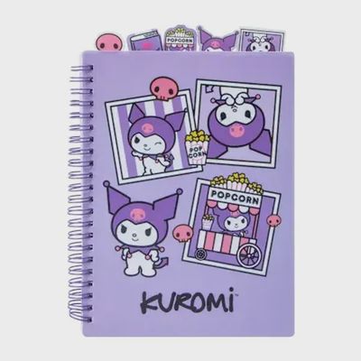 Kuromi Sprial Notebook (7.5" X 5.5")