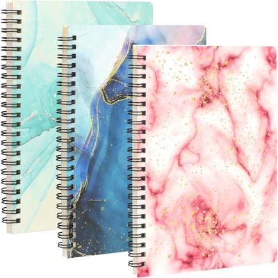 A4 Spiral Notebook- Marble