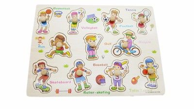 Wooden Puzzle- Sports