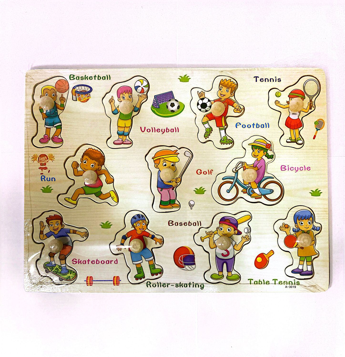 Wooden Puzzle- Sports