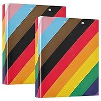 Ring Binder  1.5"- Stripes