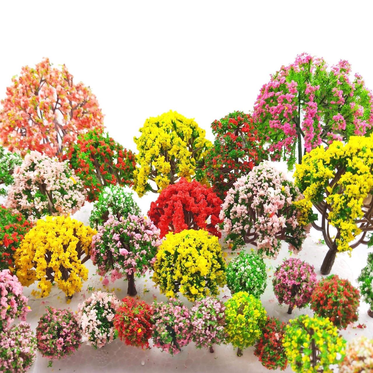 Craft Trees- 4pcs  (Coloured)