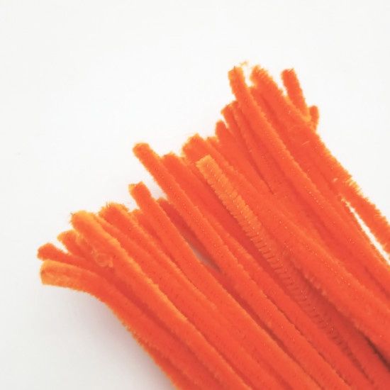 Chenille Stem- Bright Orange