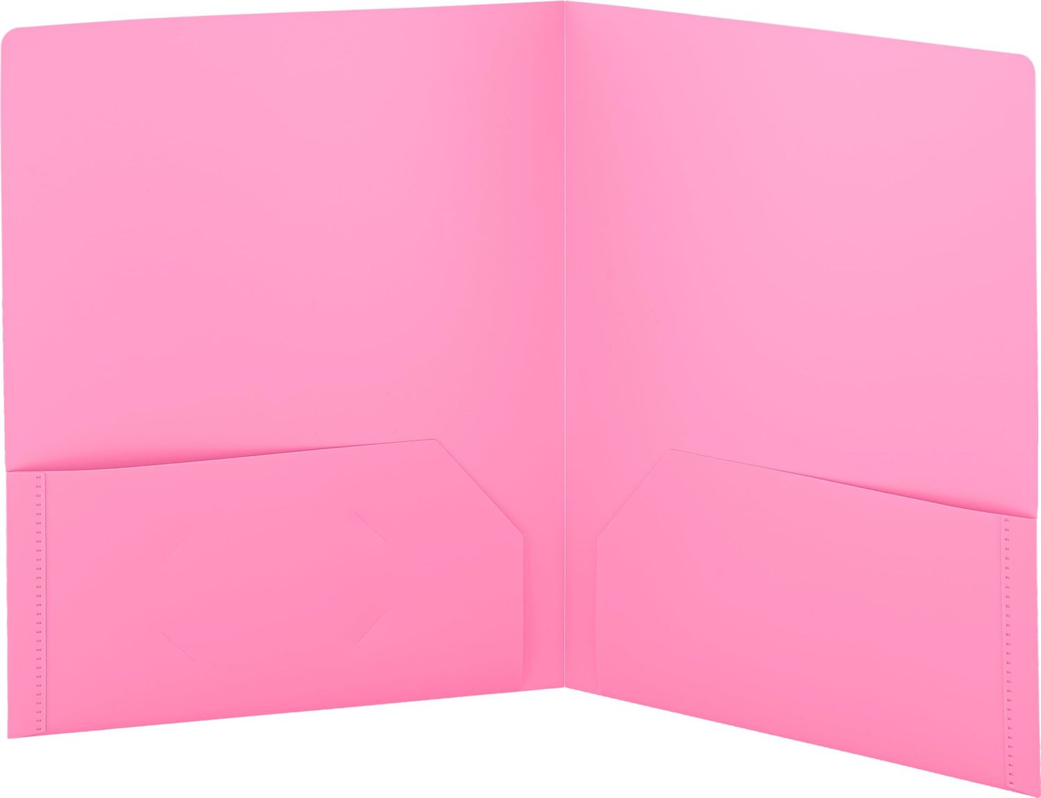 Plastic 2 Pocket Folder