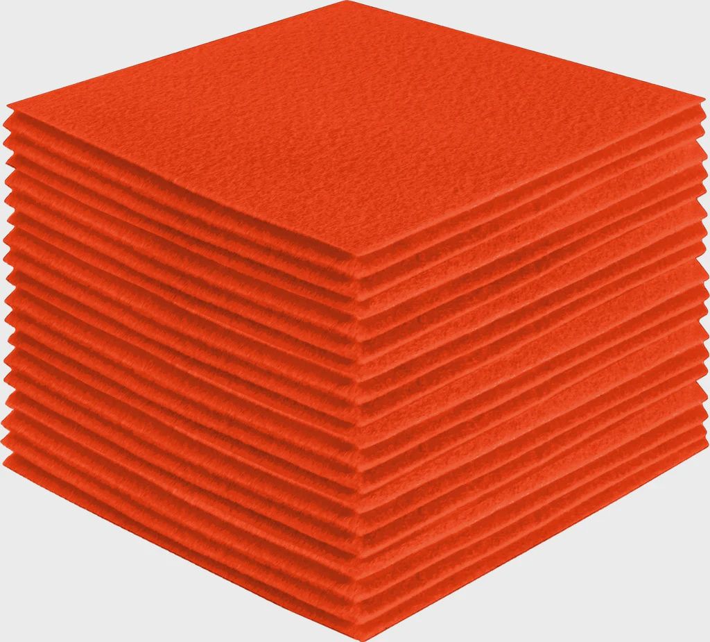 Felt Sheet- Neon Orange (8.5"X 11")