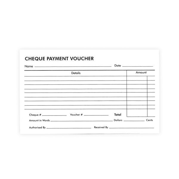 Cheque Payment Voucher