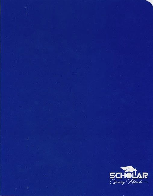 Scholar Presentation Folder- Blue