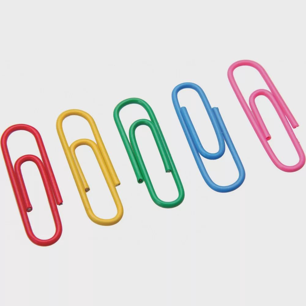 Paper Clips - 50mm (Coloured)