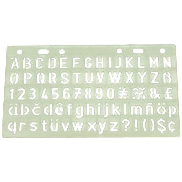 Lettering Stencil - 10mm