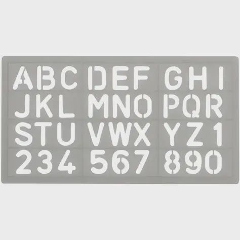 Lettering Stencil - 20mm
