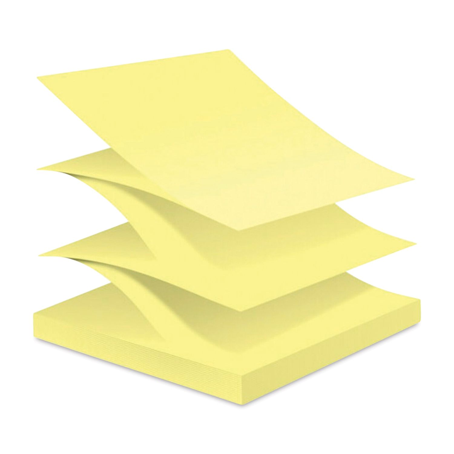 Pop-up Sticky Notes - Pastel Yellow (3" X 3")