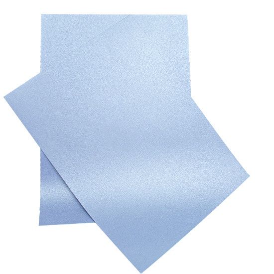 Pearlized Sky Blue Cover - 8 1/2" X 11"