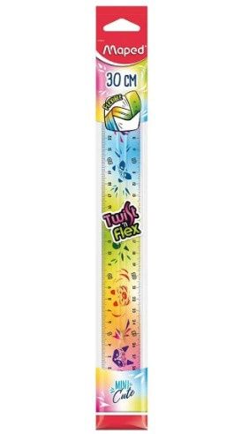 Maped Ruler 30cm- Twist N Flex (Mini Cute)