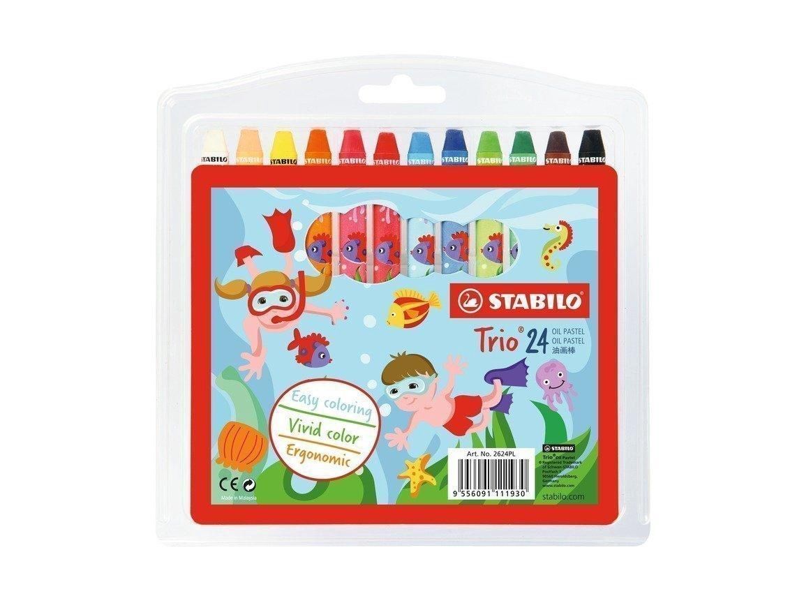 Oil Pastels 24's - Stabilo