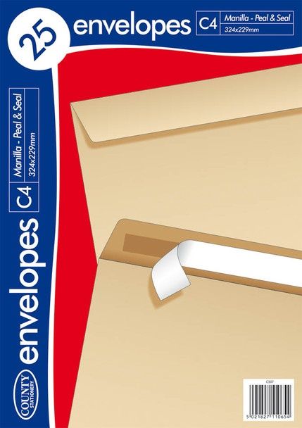 Manilla Peal and Seal Envelope- (8.5" X 11")