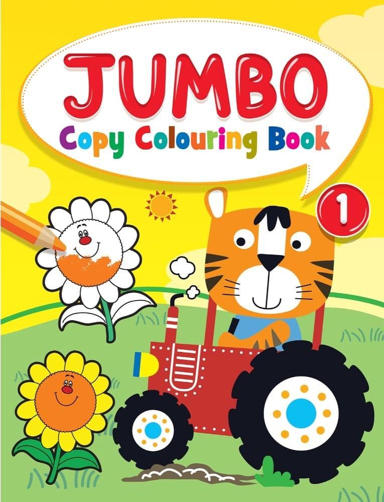 Jumbo Copy Colouring Book 1