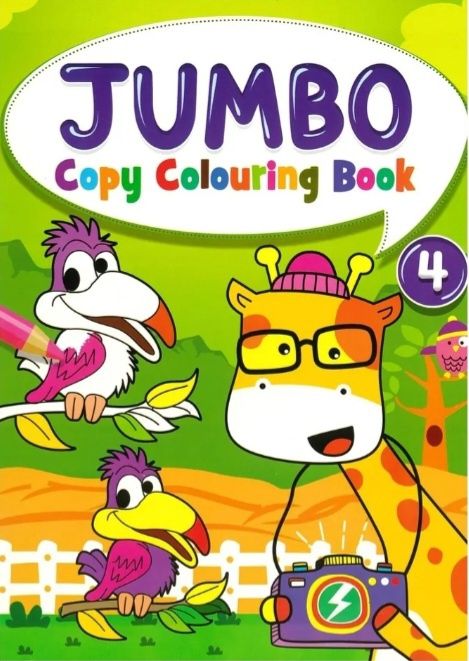 Jumbo Copy Colouring Book 4
