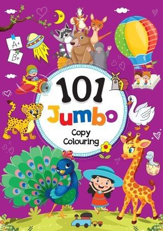 101 Jumbo Copy Colouing