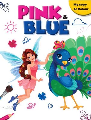 My Copy to Colour Pink & Blue