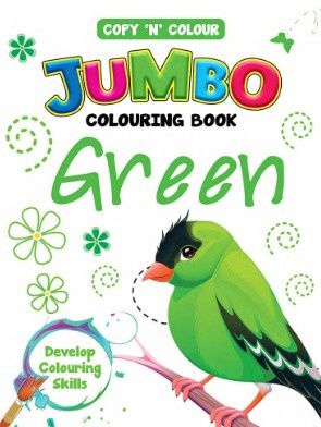 Copy 'N' Colour Jumbo Colouring Book - Green