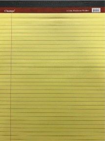 Champs Legal Pad (8.5"X13") (Yellow)