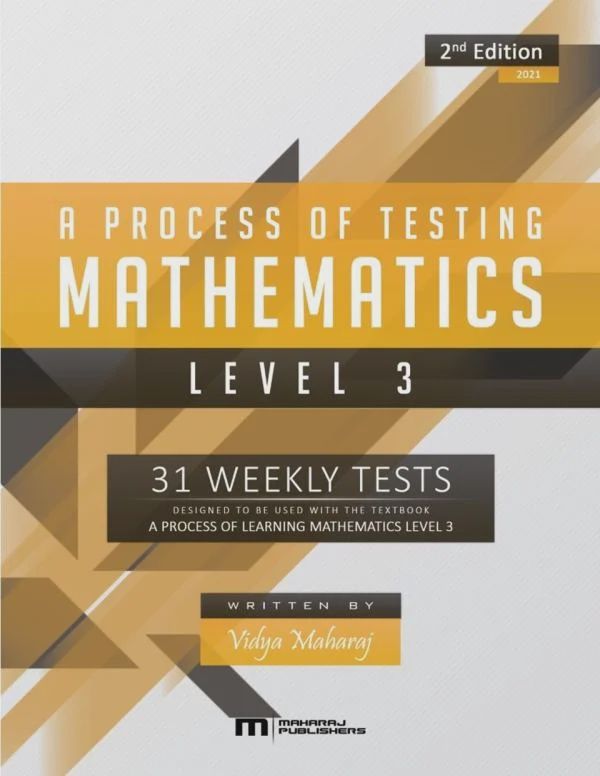 A Process of Testing Mathematics Level 3 - 2nd Edition