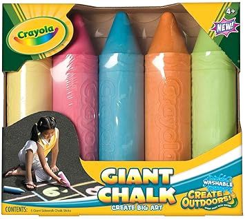 Washable Sidewalk Chalk - 5pcs (Jumbo) Washable Sidewalk Chalk - 5pcs (Jumbo)