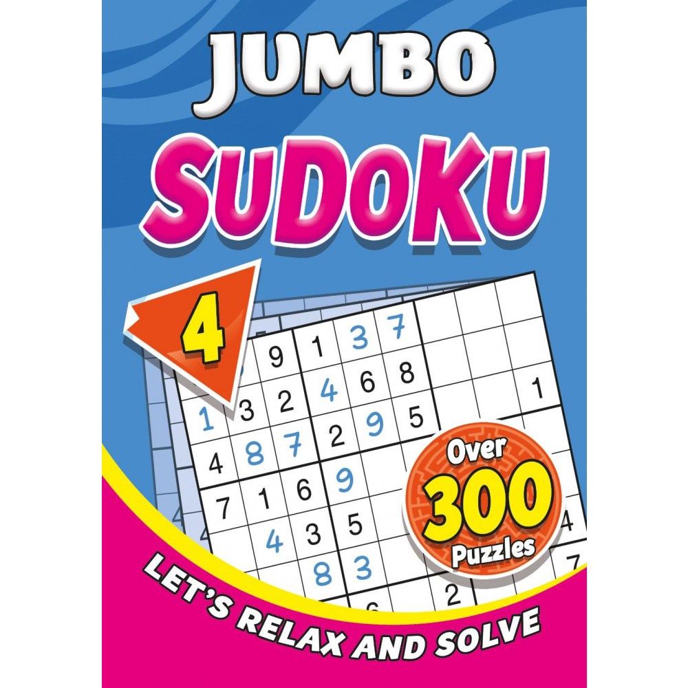 Jumbo Sudoku- Book 4 Jumbo Sudoku- Book 4