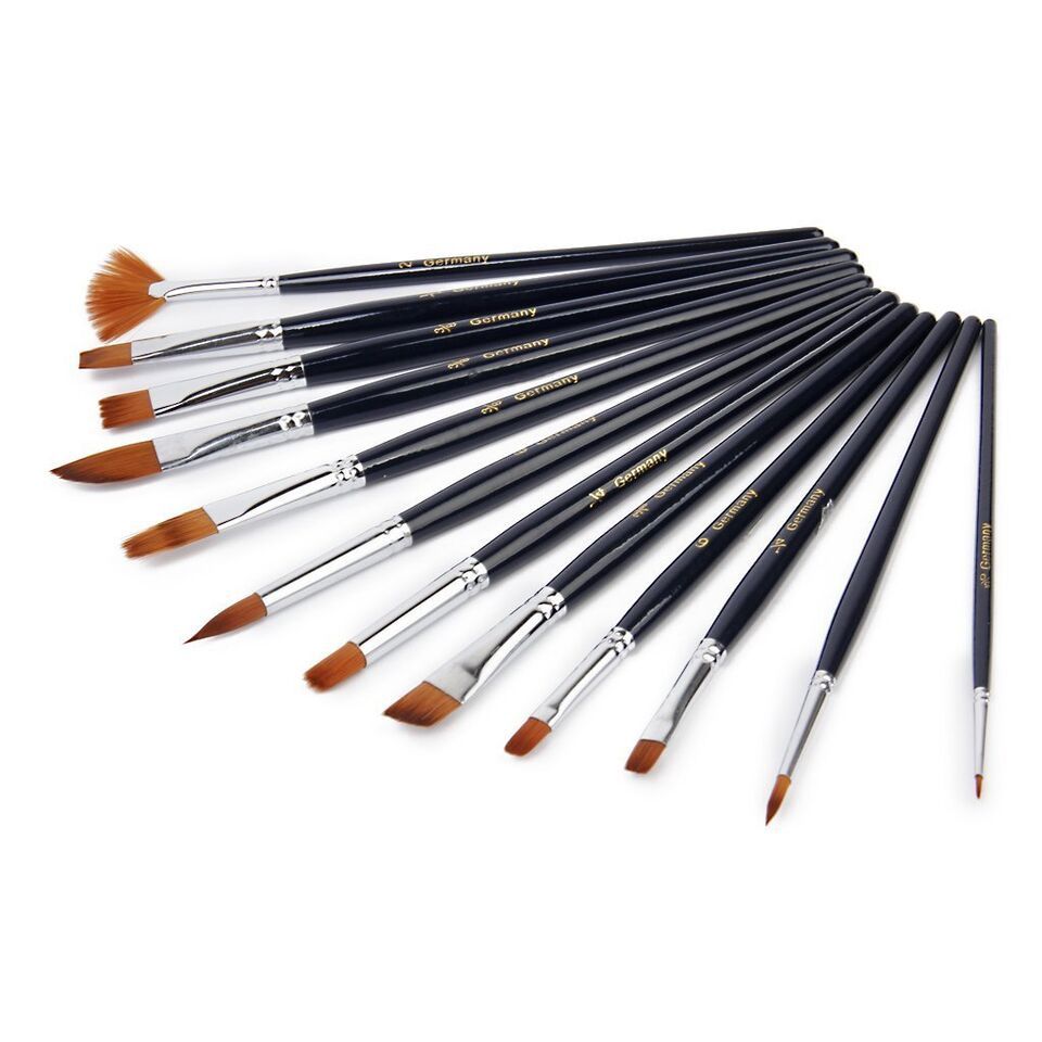 Paint Brush Set- 12pcs