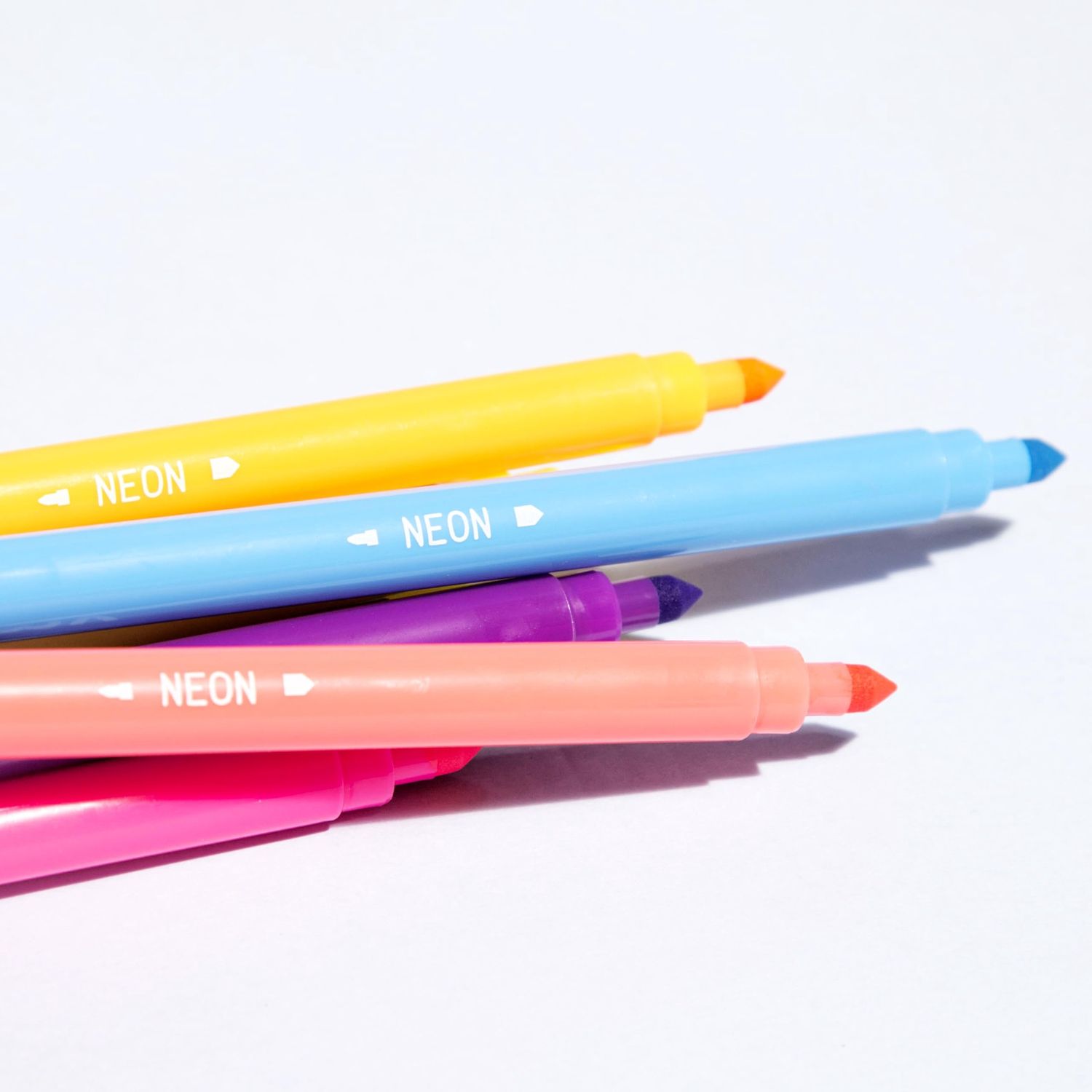 Dual Tip Neon Highlighter- 6 pack