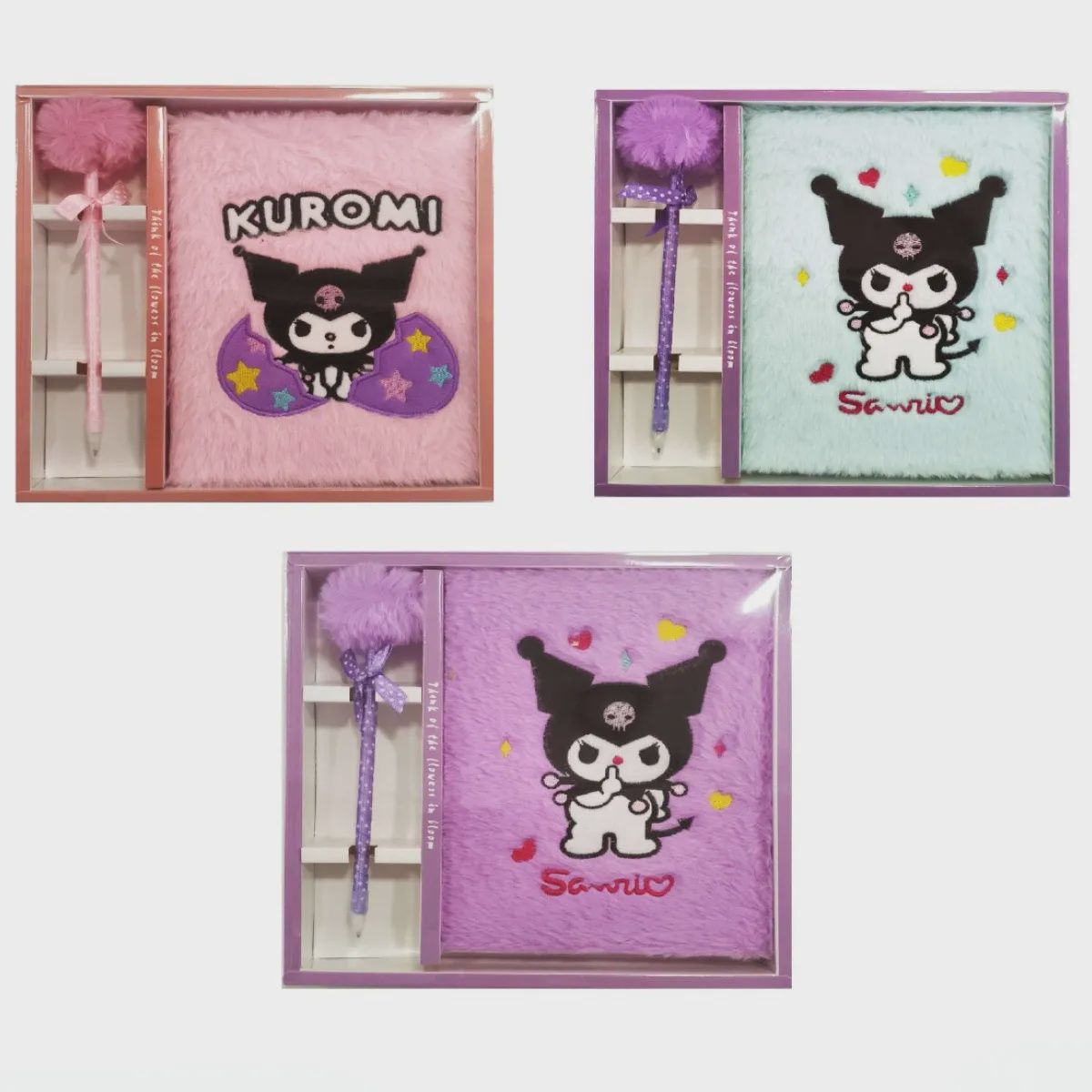 Kuromi Stationery Set with Pen Kuromi Stationery Set with Pen