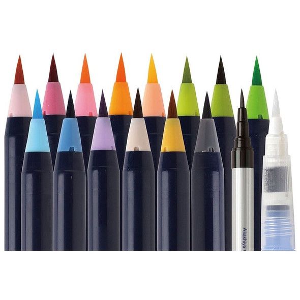 Water Based Brush Pen- 12pcs Water Based Brush Pen- 12pcs