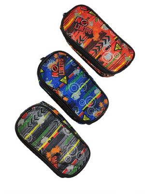 Pencil Case- Construction (2 Pockets)