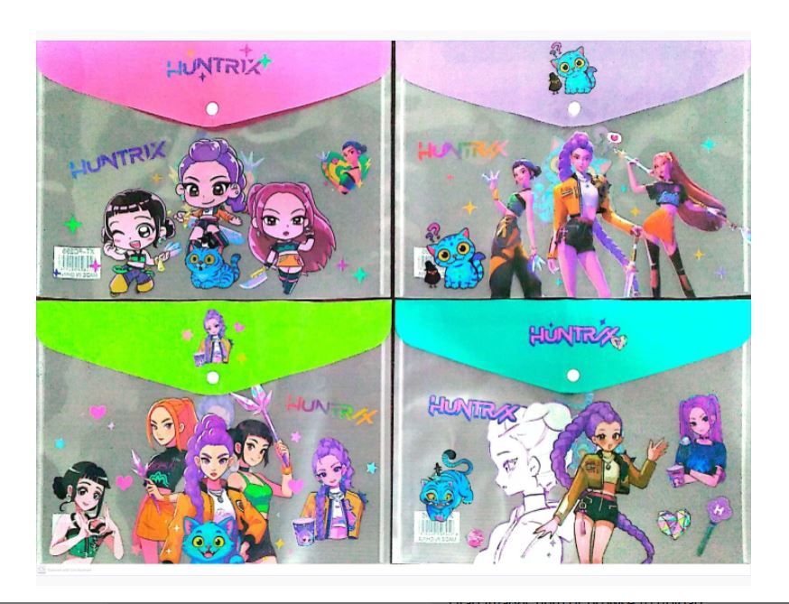 Polyfile Clear- K Pop (10" X 14")