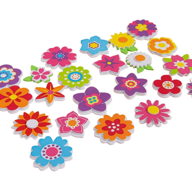 Foam Shaped Stickers - 3DFlowers Foam Shaped Stickers - 3DFlowers