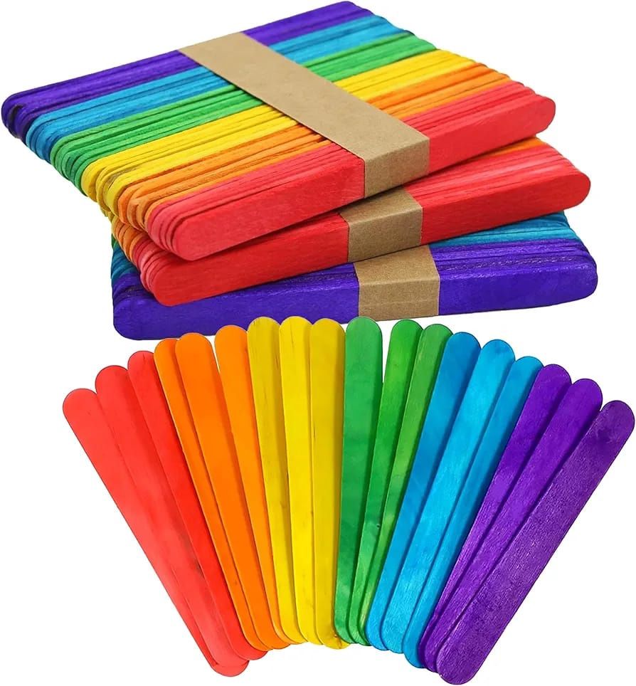 Palette Sticks Jumbo- Coloured (50pcs)