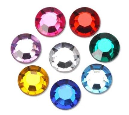 Rhinestones- 15pcs (25mm)