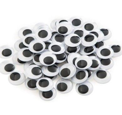 Self Adhesive Googly Eyes - 130pcs (12mm) Self Adhesive Googly Eyes - 130pcs (12mm)