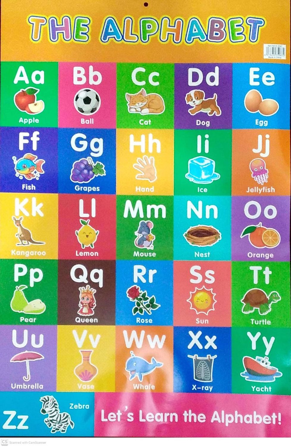 Chart- The Alphabet