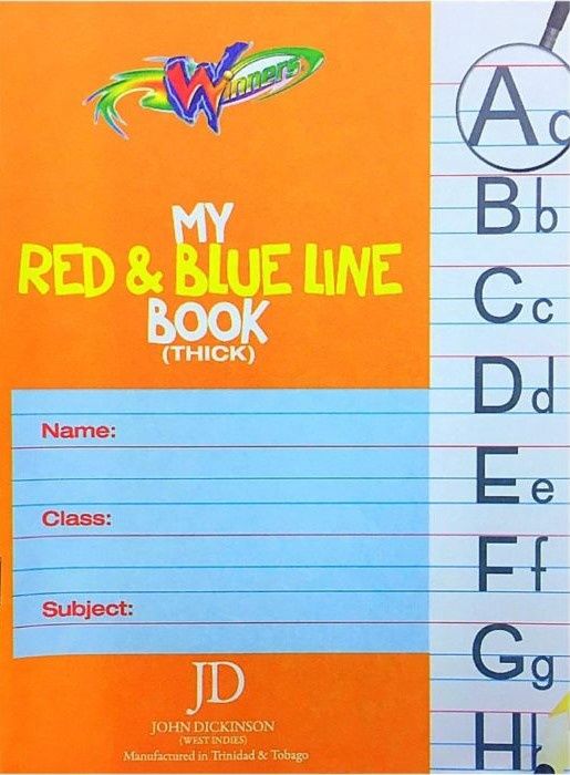 Red and Blue Line 9/16 (Thick) Dz
