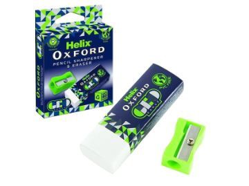 Helix Oxford Pencil Sharpener and Eraser Helix Oxford Pencil Sharpener and Eraser