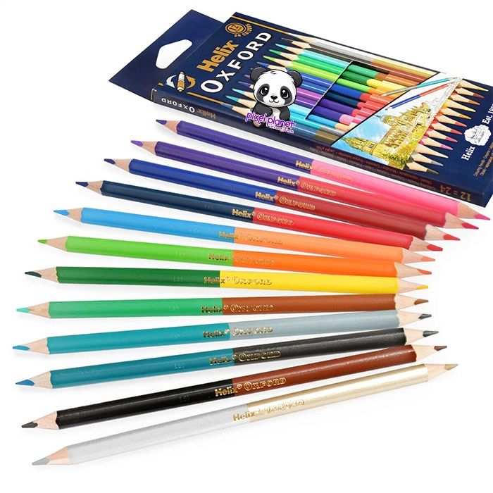 Oxford Colour Pencils - 12's (Duo) Oxford Colour Pencils - 12's (Duo)