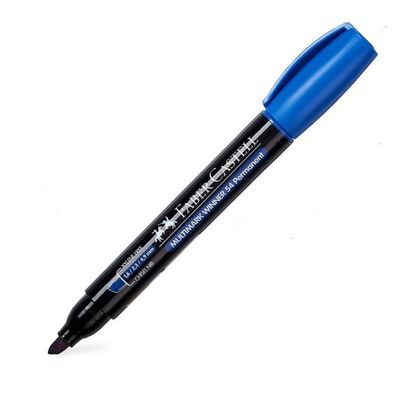 Permanent Marker- Blue (Chisel Tip)