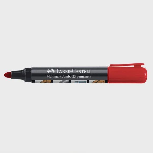 Permanent Marker Jumbo- Red (Round Tip)