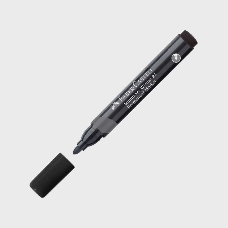 Permanent Marker- Black (Round Tip)