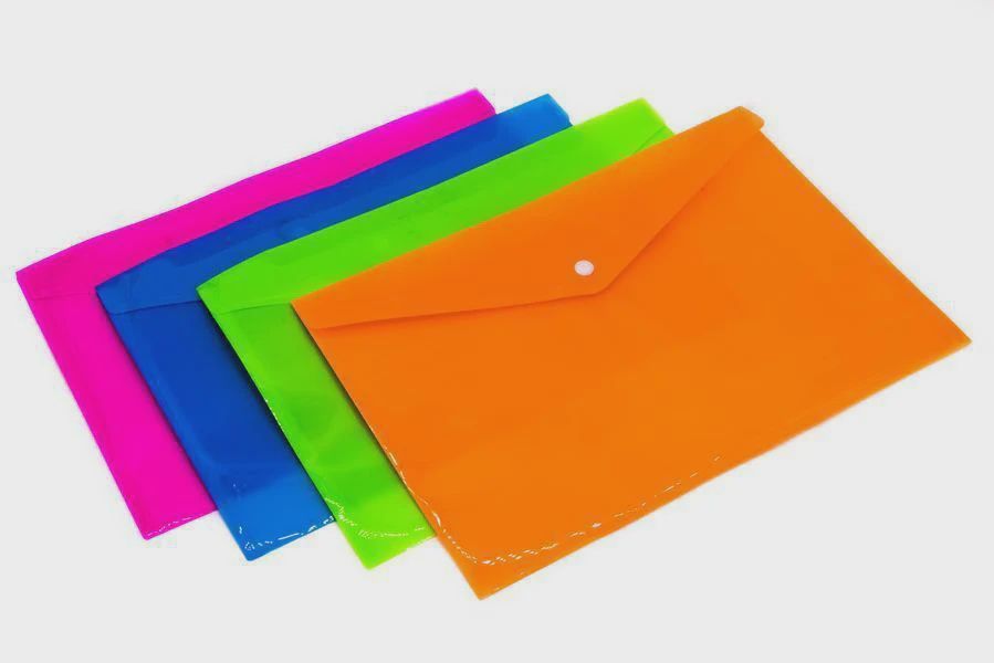 Polyfile A4- Neon Colours ( 9 Polyfile A4- Neon Colours ( 9" X 12")