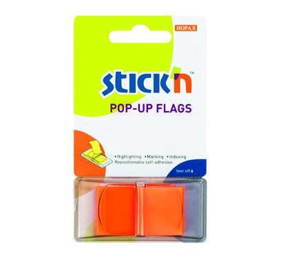 Sticky Notes- Pop Up Flags- Orange Sticky Notes- Pop Up Flags- Orange